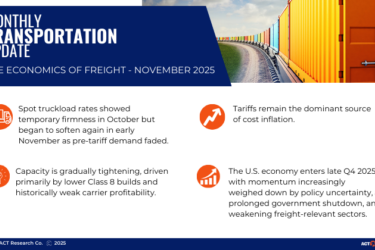 Monthly Transportation Update November 25