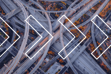 Fall road cluster with forward arrows.